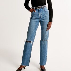 Abercrombie 90s slim straight ultra high-rise